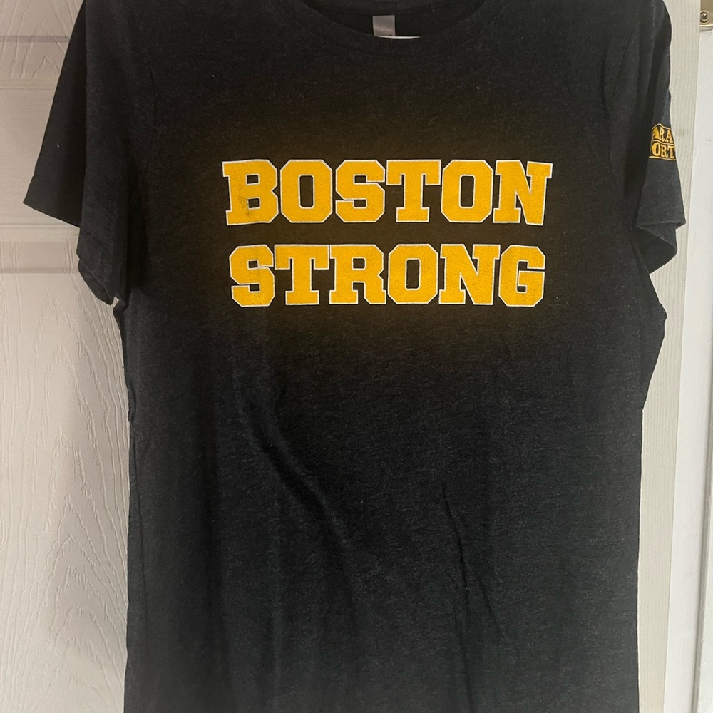 Next Level Apparel Black T-Shirt with Yellow Print